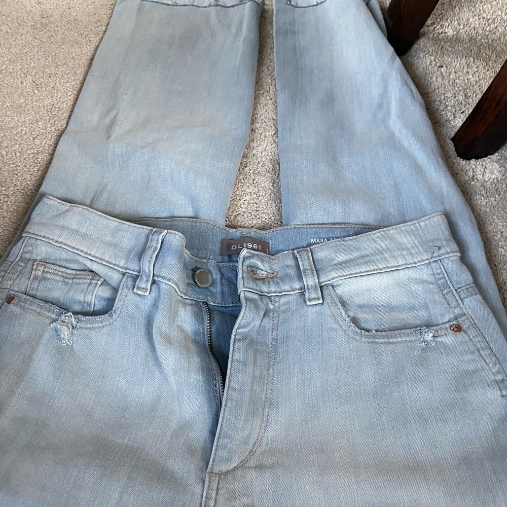 COPY - Dl1961 Mara Ankle High Rise Intrasculpt Straight Jeans